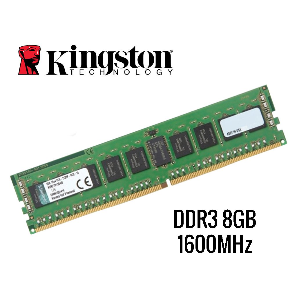RAM DDR3 DESKTOP PC3-12800 8G KINGSTON