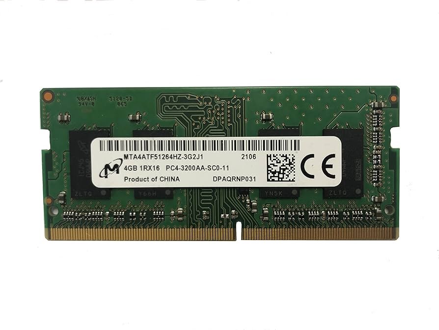 RAM DDR4 LAPTOP PC4-3200AA 4G MICRON