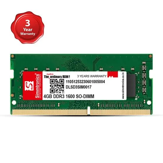 RAM DDR3 4G LAPTOP 10600MHZ